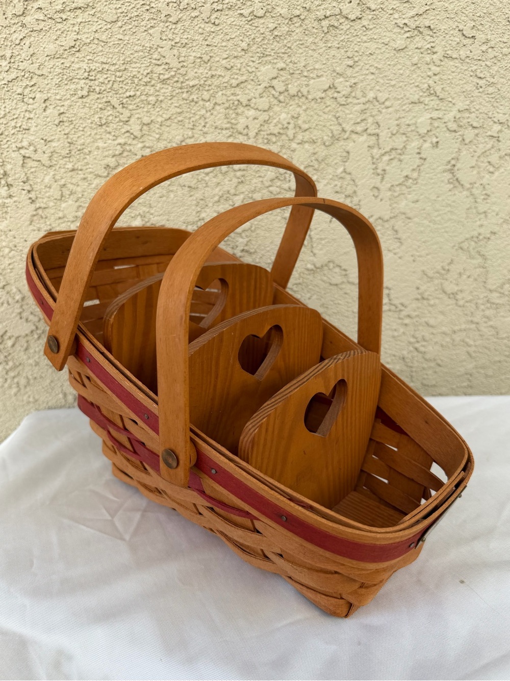Longaberger Yuletide Traditions Vegetable Basket Christmas Edition & Dividers